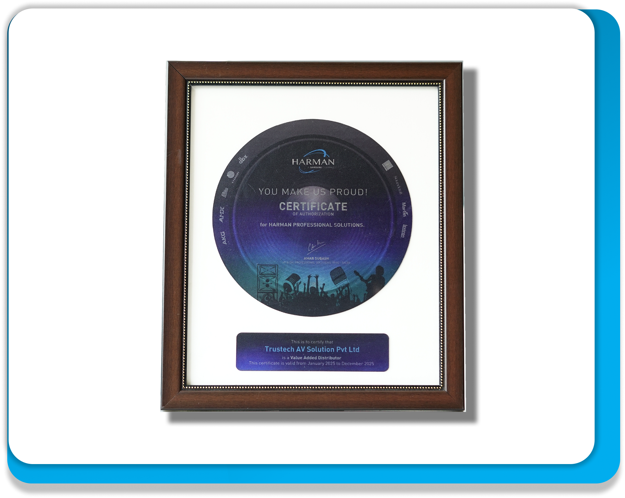 Harman Authorized 
Distributor