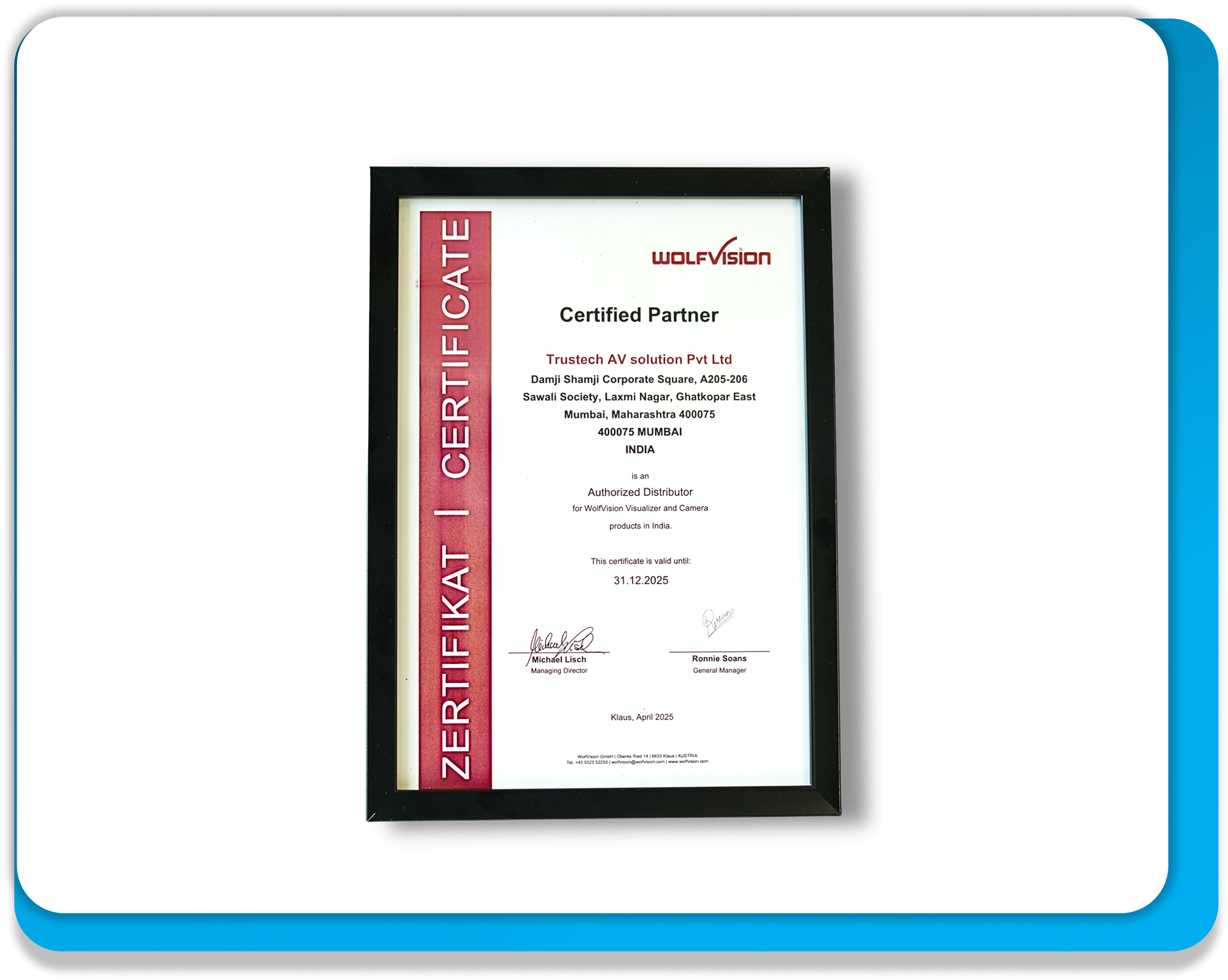 Wolfvision Authorized Distributor